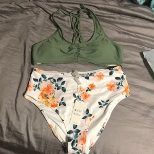Women’s high waisted swimsuit